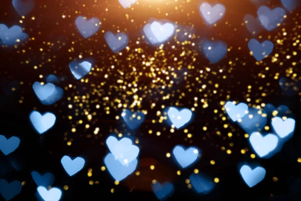 Light Heart Bokeh fundal — Fotografie, imagine de stoc