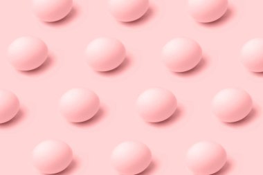 Beyaz arkaplanda yumurta deseni