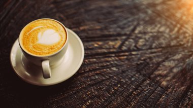 Sıcak cappucino Fincan