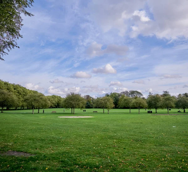 케임브리지, 영국 - 2019 년 10 월 9 일: 도시의 공원 풍경 — 스톡 사진