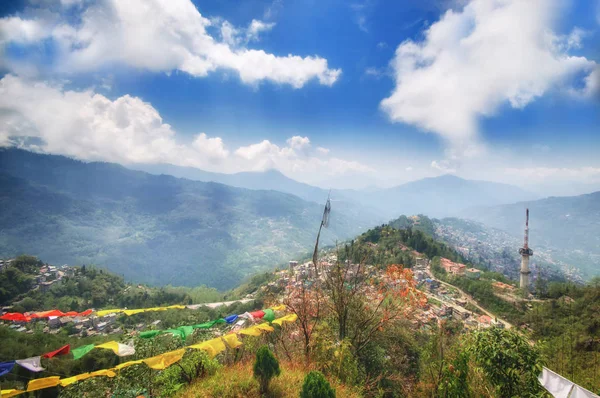 View from Tashi Viewpoint at Gangtok, India — Stock Photo, Image
