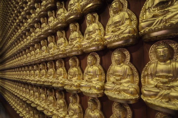 Minta arany kínai Buddha, Thaiföld — Stock Fotó