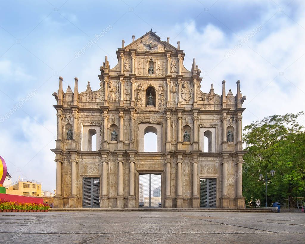 Ruins of St. Paul's Church in Macau