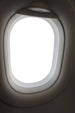 Açık boş uçak pencere