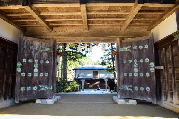 Koyasan Japão Novembro 2019 Portão Koyasan Shingon Sect Main Temple — Fotografia de Stock