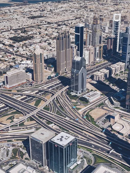 Дубай Вигляд Вежі Бурдж Халіфа — стокове фото