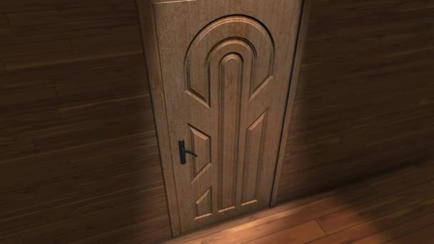 Émettre de la lumière dans une pièce en ouvrant la porte  