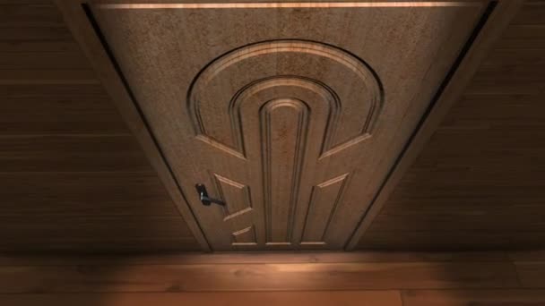 Émettre de la lumière dans une pièce en ouvrant la porte  