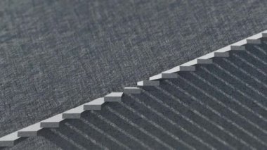 Merdivenler ve Çimento Duvarlı Gölgeler