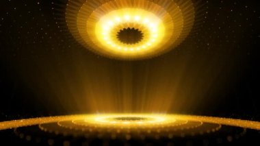 Sahne Altın Ödüller Tel çerçeve 4k döngüsü