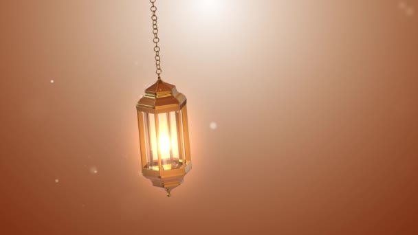 Ramadan Kareem Fundo Lanterna Ramadan — Vídeo de Stock