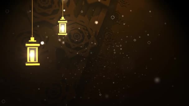 Ramadan Kareem Background Ramadan Lantern — 图库视频影像