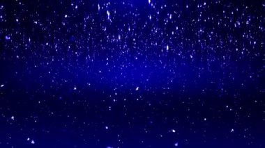 Parçacıklar mavi toz soyut ışık hareketi başlıkları sinematik arkaplan döngüsü