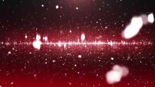 粒子尘埃抽象光运动名称电影红外光背景环路 — 图库视频影像