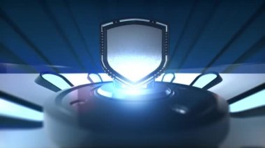 Mobil Platform Dönüşümlü 3B Arkaplan Logosu