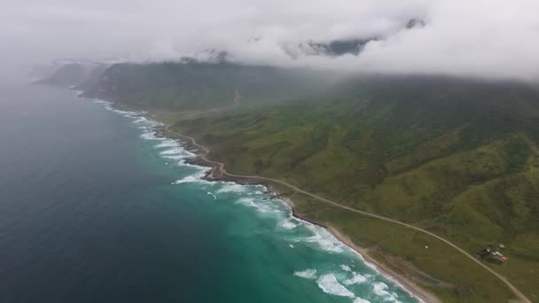 Een Verrassende Momentopname Van Drone Aerial View Salalah Herfst Seizoen — Stockvideo