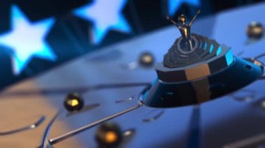 Arkaplan, sağdaki boşlukta ödül resimlerini göstermek için kullanılabilir .