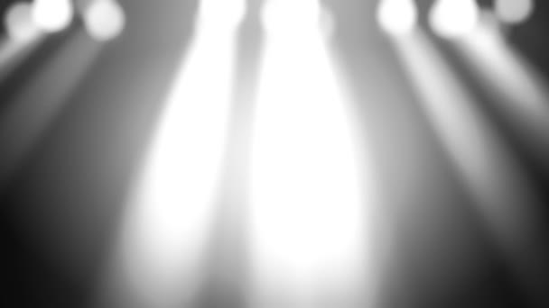 Schleifenhintergrund Clean White Rays Light — Stockvideo