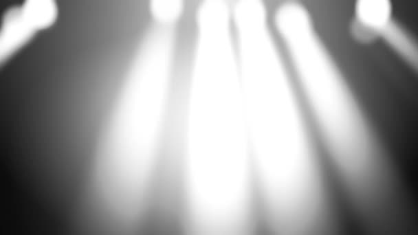 Βρόχο Φόντο Καθαρό Λευκό Φως Ακτίνες — Αρχείο Βίντεο