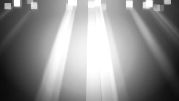 Schleifenhintergrund Clean White Rays Light — Stockvideo