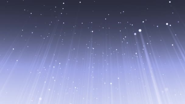 Βρόχο Φόντου Σωματίδια Αστέρια Ακτίνες Φωτός — Αρχείο Βίντεο