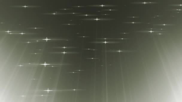 Lazo Fondo Partículas Estrellas Con Rayos Luz — Vídeo de stock