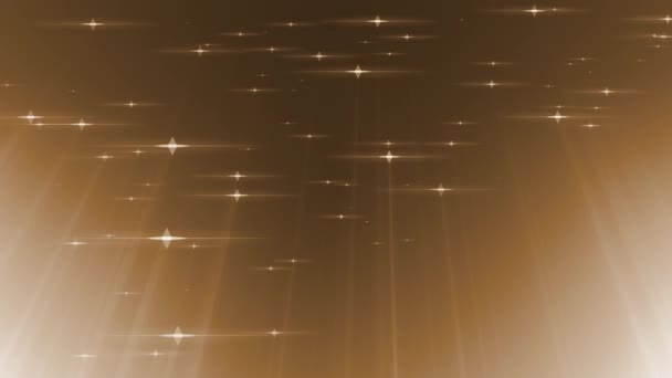 boucle de fond, Particules étoiles avec rayons de lumière 