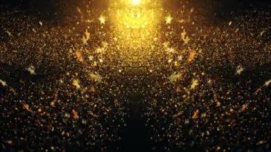 Parlak yıldızlı ödülleri göstermek için soyut arkaplan