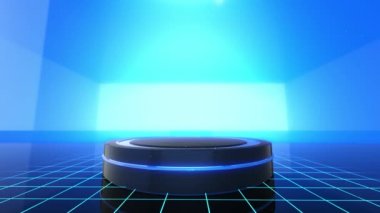 Yuvarlak Platform döngüsü ile Izgara Arkaplan Döngüsü