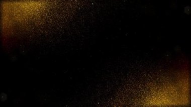 3D animasyon, Altın Parçacıklar Arkaplanı