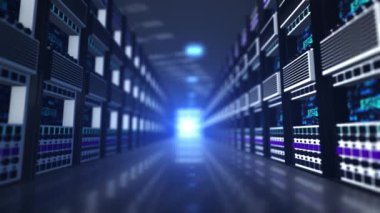 3D Canlandırma Arkaplanı, Veri Merkezi Sunucu Odası