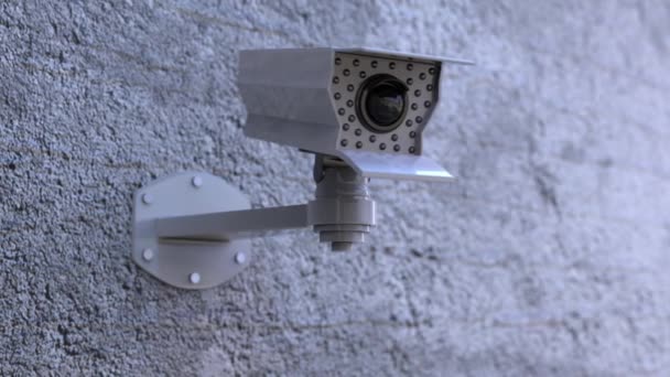 Tło Animacji Kamera Monitoringu Pętli Ściennej — Wideo stockowe