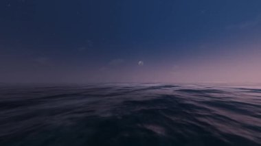 3D arka plan, Ay 'la Deniz Panoraması