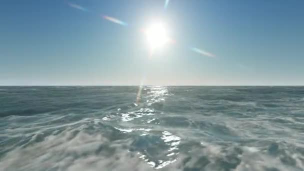 Tło Morze Słońce — Wideo stockowe