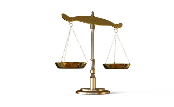 Równowaga Sprawiedliwości Ilustracja — Zdjęcie stockowe