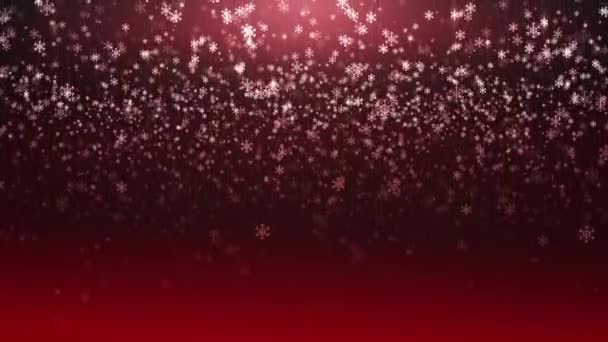 红色圣诞背景 圣诞红球背景 — 图库视频影像