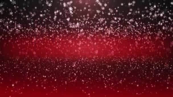 Red Christmas Tło Boże Narodzenie Red Balls Tło — Wideo stockowe