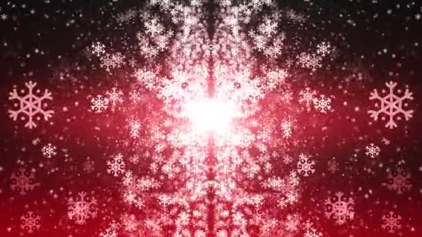红色圣诞背景 圣诞红球背景 — 图库视频影像