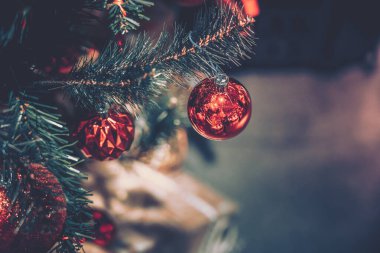 Noel süslemeleri; Xmas dekorasyonu; Vintage tarzı