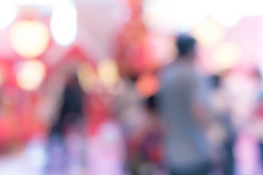 Bokeh ile Soyut Alışveriş Merkezi arka planı