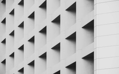 Modern Mimari, siyah beyaz üzerine resim