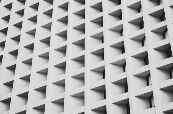 Современная архитектура, черно-белое изображение — стоковое фото