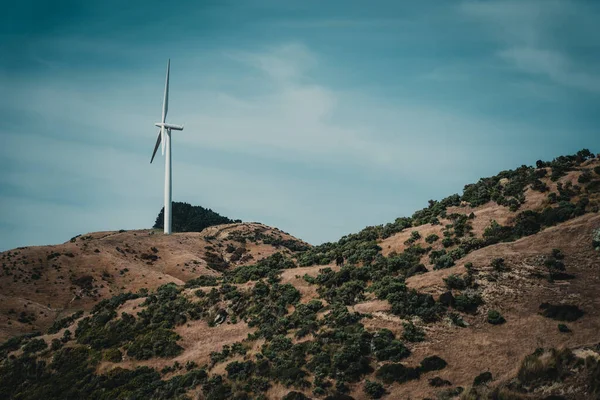 Landscape With Wind Turbine farm in Wellington