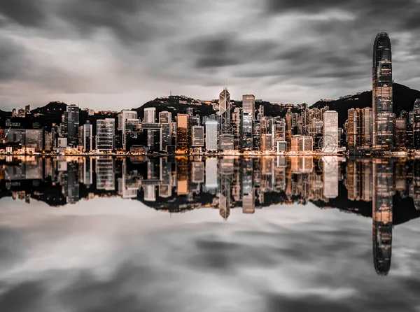 Cidade Hong Kong Paisagem Hong Kong — Fotografia de Stock