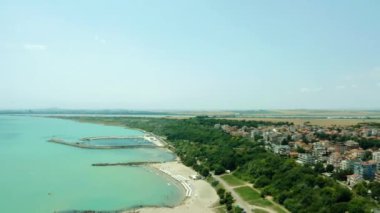 Sarafovo Burgaz Bulgaria denizinin hava araştırması