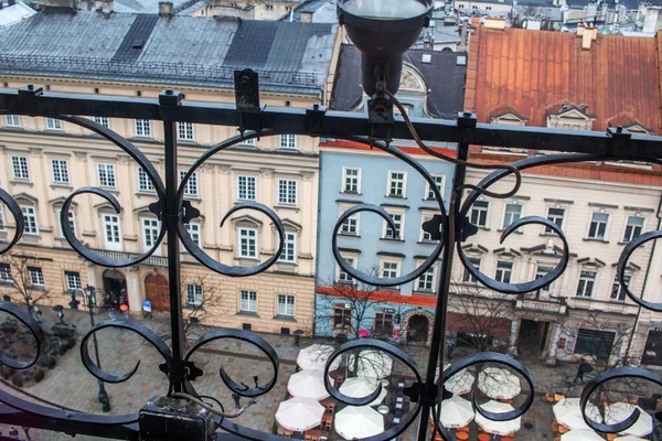 Krakow Square Market View Town Hall — Stock Photo, Image