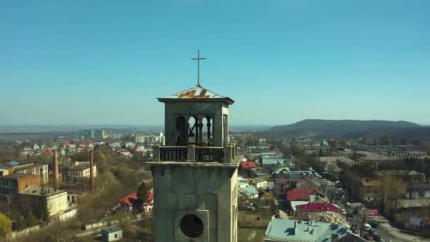 Igreja Intercessão Bem Aventurada Virgem Edifício Culto Lviv Localidade Histórica — Vídeo de Stock