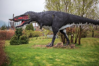 Polonya 'daki Dinoland Parkı Zator Inwald Parkı