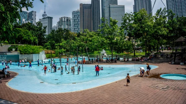 Kuala Lumpur Malaysia Juli 2019 Der Blick Auf Die Menschenmenge — Stockfoto