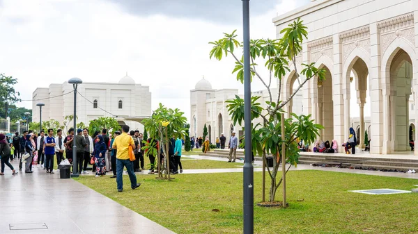 Sendayan Malásia Dezembro 2019 Multidão Pessoas Veio Karnival Geng Masjid — Fotografia de Stock